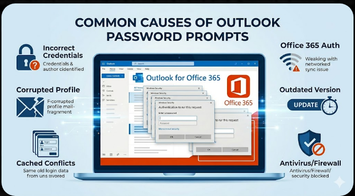 Fix Outlook Password Prompt Issue in Office 365 8 Outlook Password Prompt2