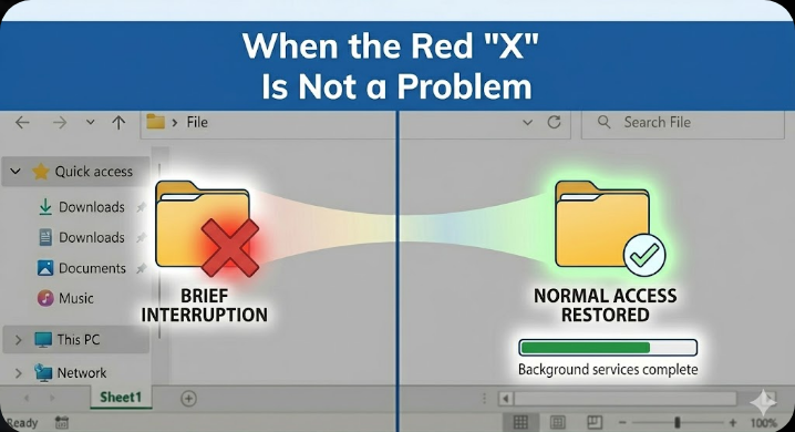 Seeing a Red X on Windows Folders? Here’s What It Indicates - 2026 11 Red X on Windows6