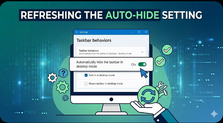 How to Fix the Taskbar Showing in Full-Screen Mode on Windows - 2026 8 Fix the Taskbar Showing3