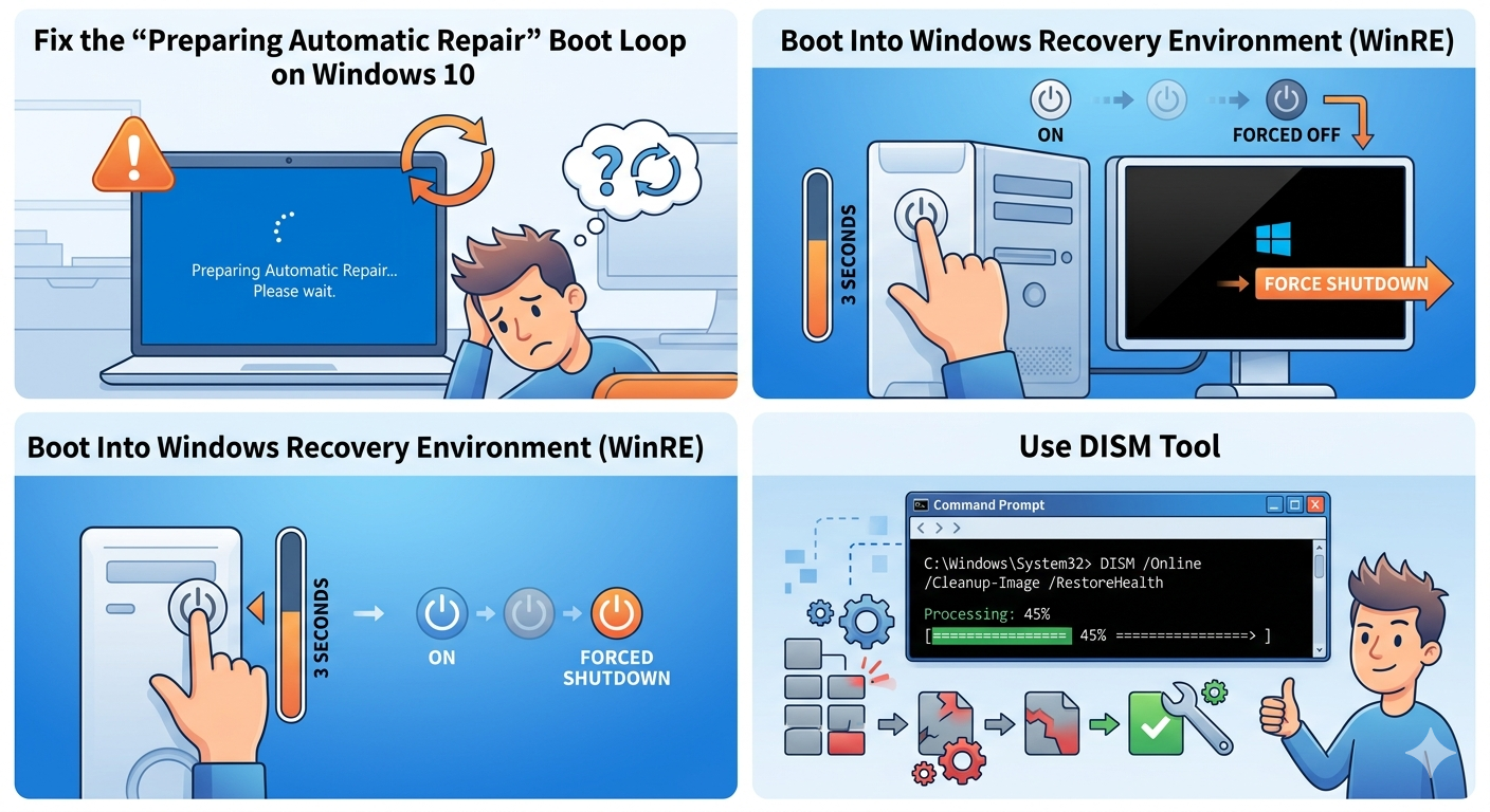Fix the “Preparing Automatic Repair” Boot Loop on Windows 10 4 Gemini Generated Image 8byn9b8byn9b8byn