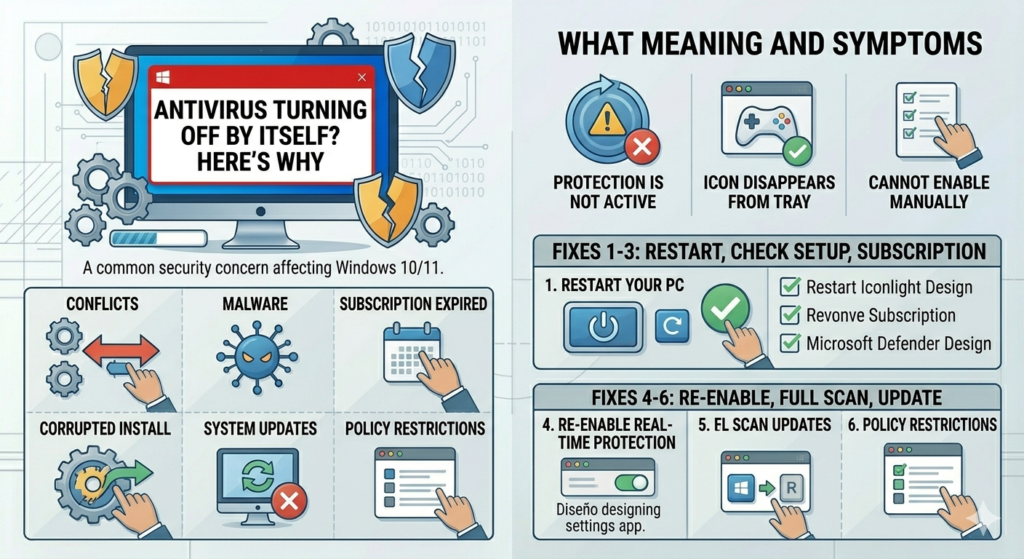 Antivirus Turning Off by Itself? Here’s Why – 2026