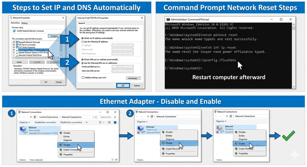 Windows 10 Ethernet Invalid IP Configuration? Here’s How to Fix It