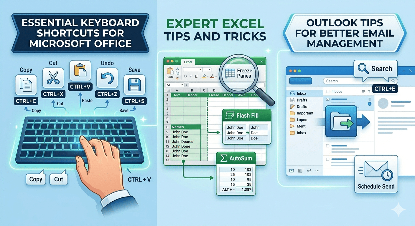 Essential Microsoft Office Shortcuts and Tricks Every User Should Know - 2026 4 Microsoft Office Shortcuts