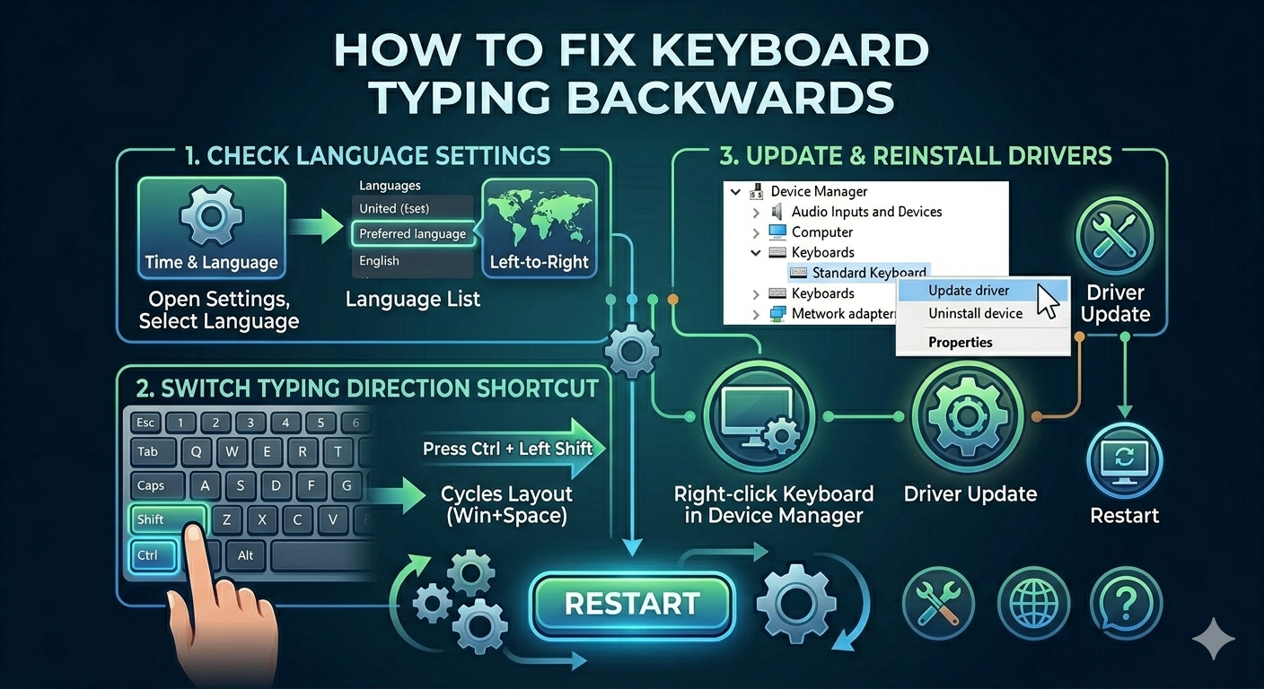 Why Is My Keyboard Typing Backwards? Here’s How to Fix It - 2026 5 My Keyboard Typing