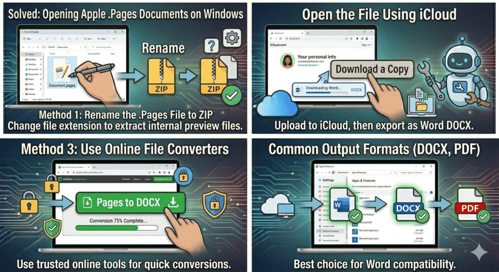 Ways to Open Apple .Pages Documents in Microsoft Word and Windows – 2026