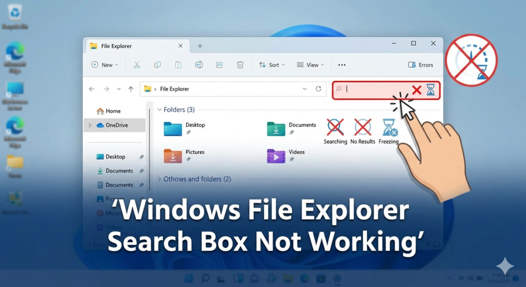 Solved: Windows File Explorer Search Box Not Working – 2026