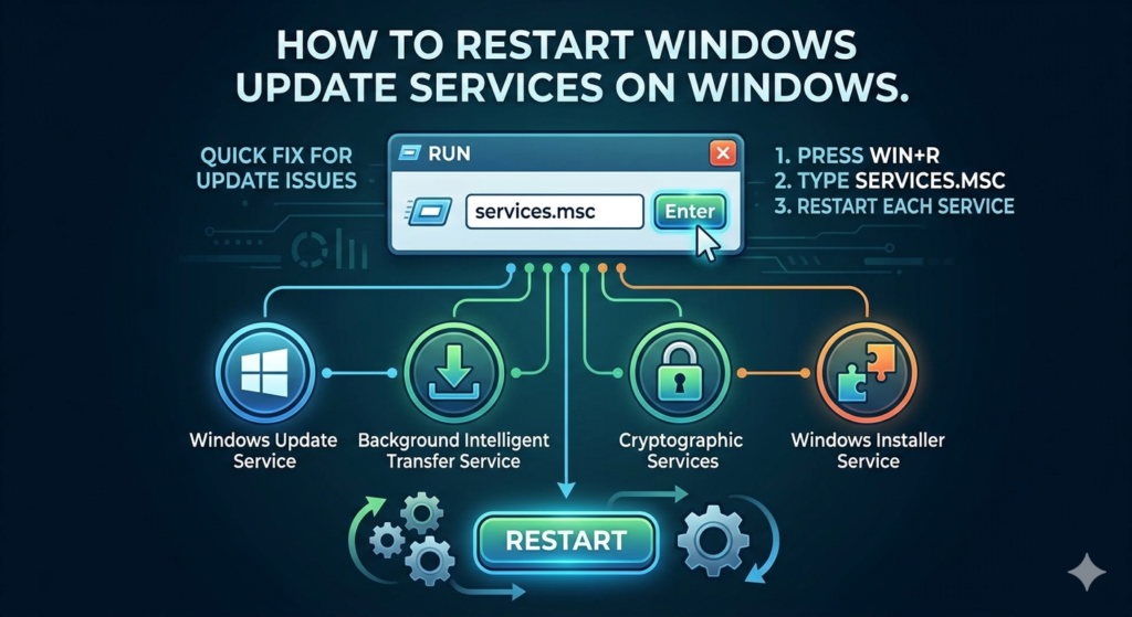 How to Restart Windows Update Services on Windows – 2026