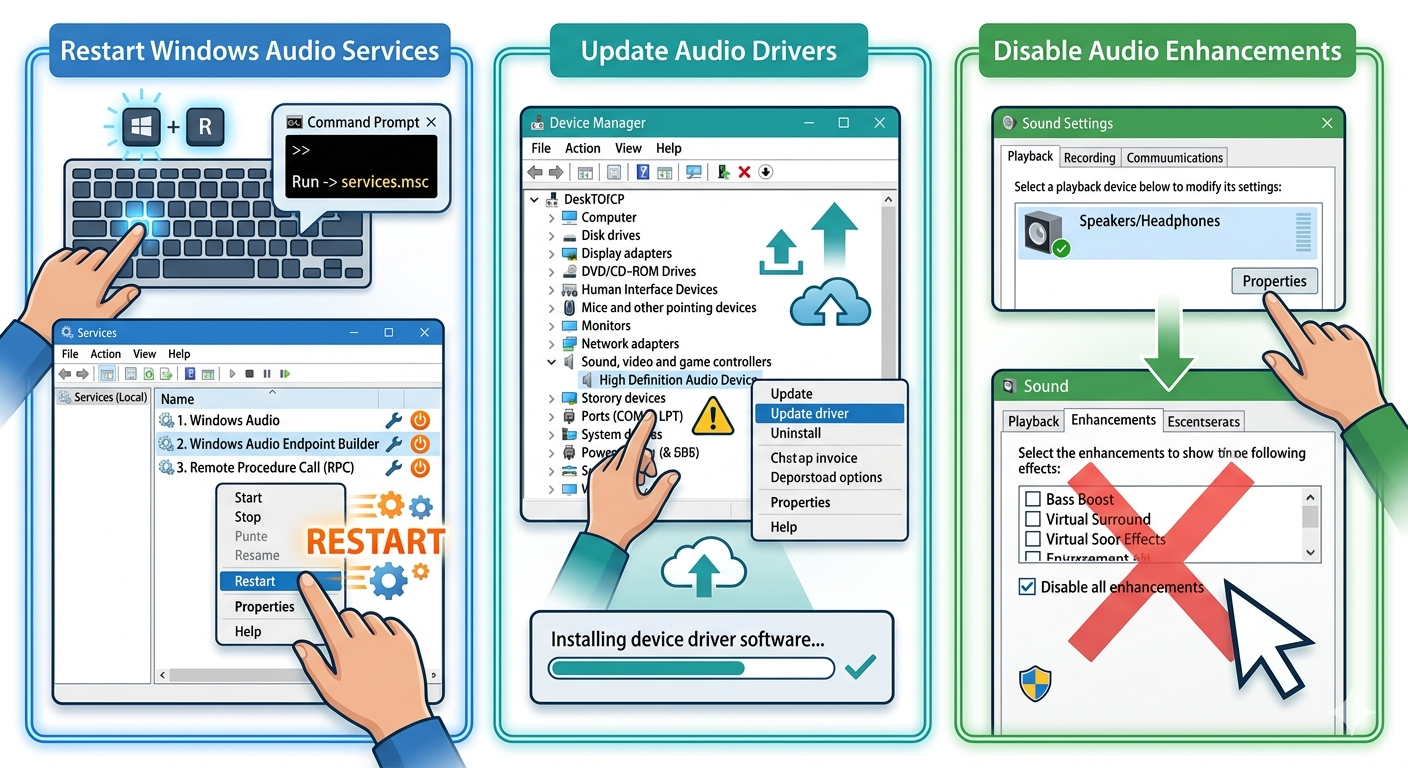 How to Fix “Audio Services Not Responding” on Windows 10 4 Audio Services Not Responding