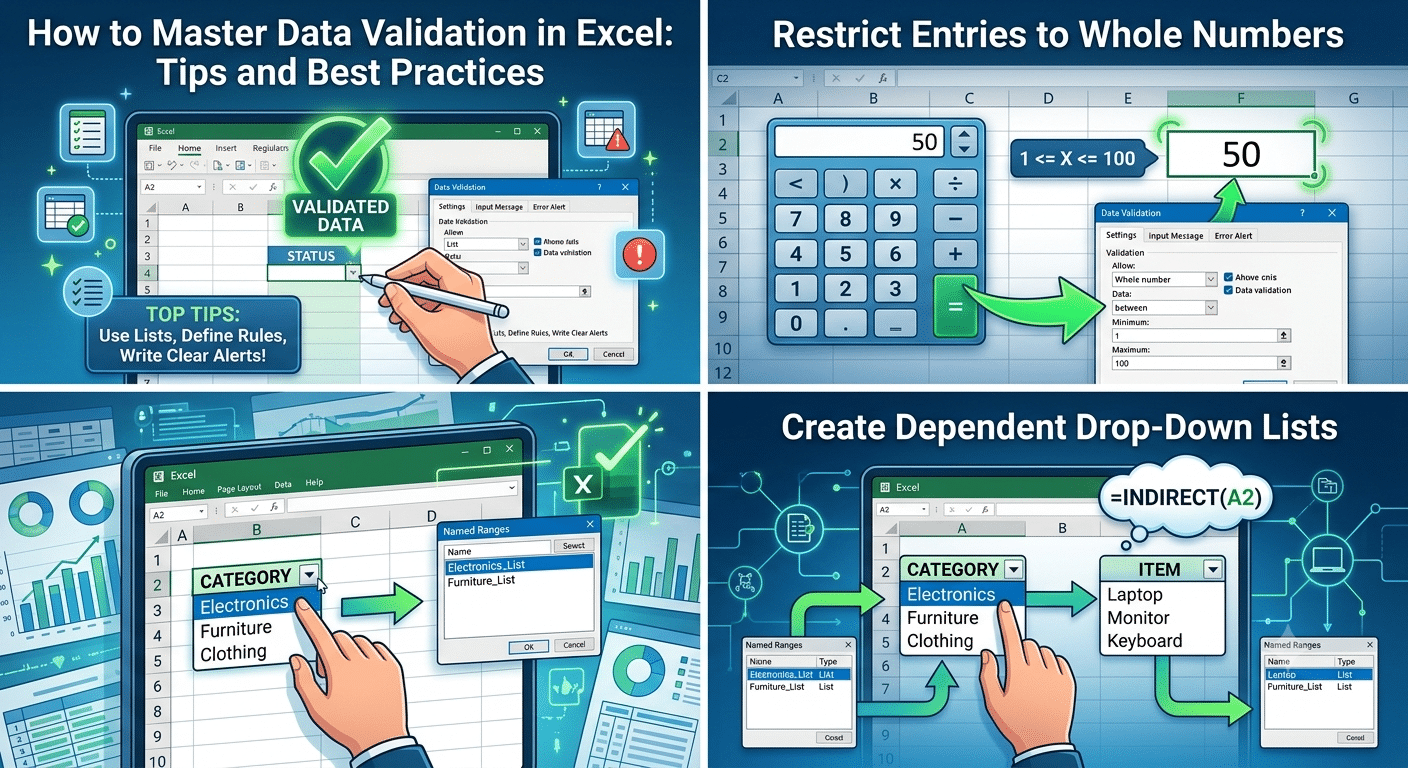 How to Master Data Validation in Excel: Tips and Best Practices - 2026 5 Gemini Generated Image 1b0np01b0np01b0n