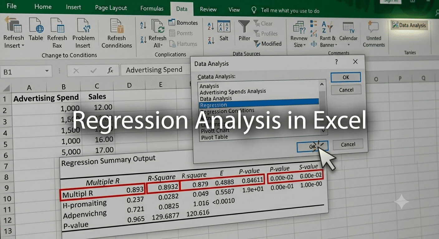 How to Perform Data Analysis in Excel Using Charts, Models, and Regression - 2026 7 Gemini Generated Image 4m14tj4m14tj4m14 2