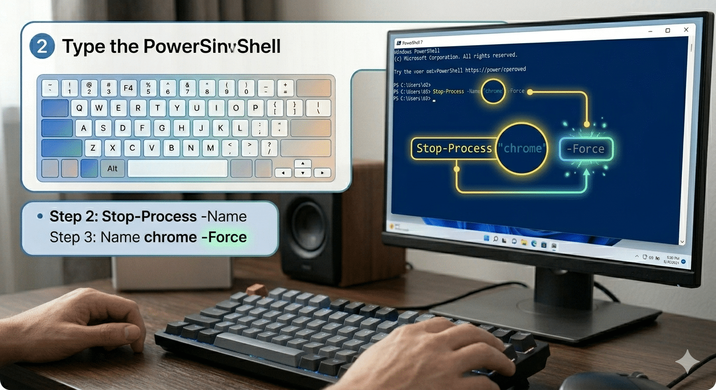 Force Quit a Program on Windows Without Task Manager - 2026 7 Gemini Generated Image tgmpvhtgmpvhtgmp 2