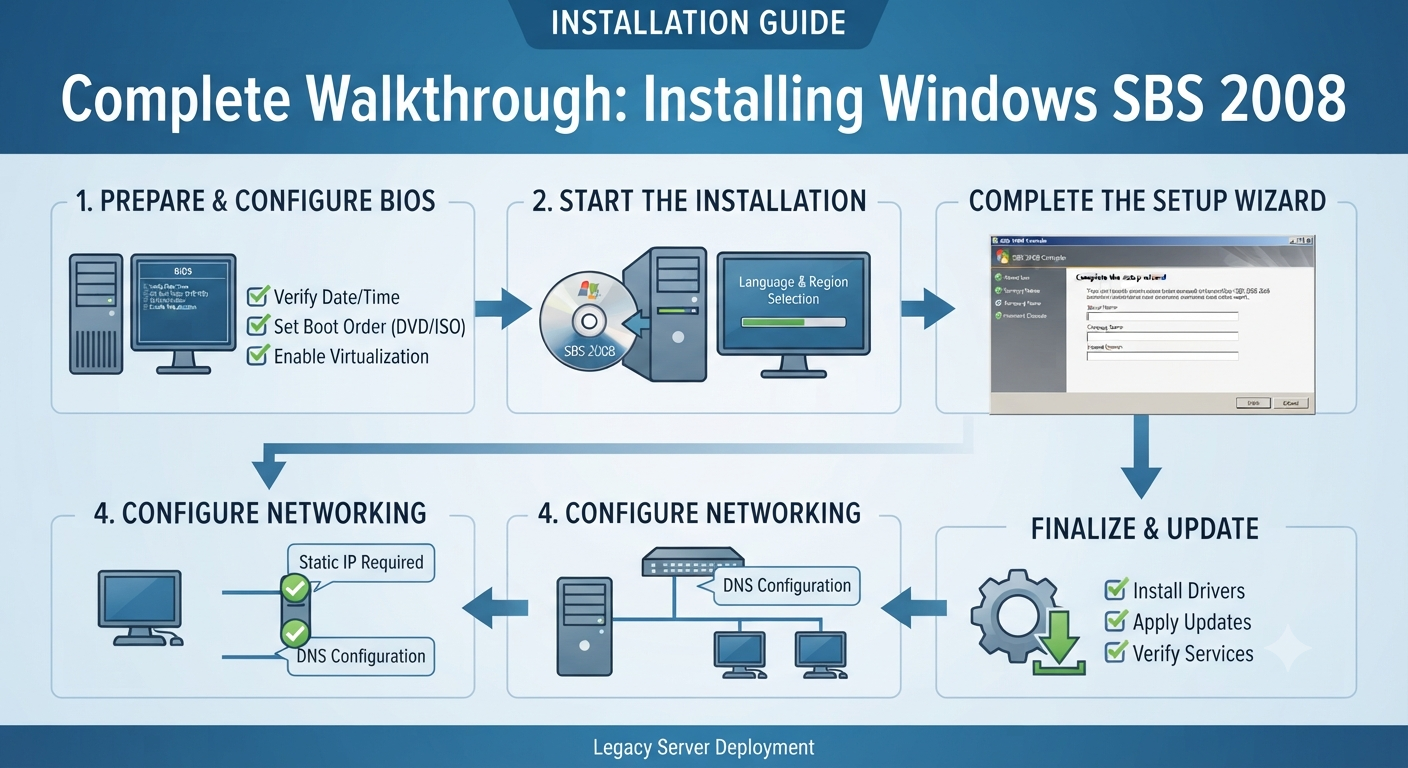 Installing Windows SBS 2008: A Complete Walkthrough 5 Windows SBS 2008