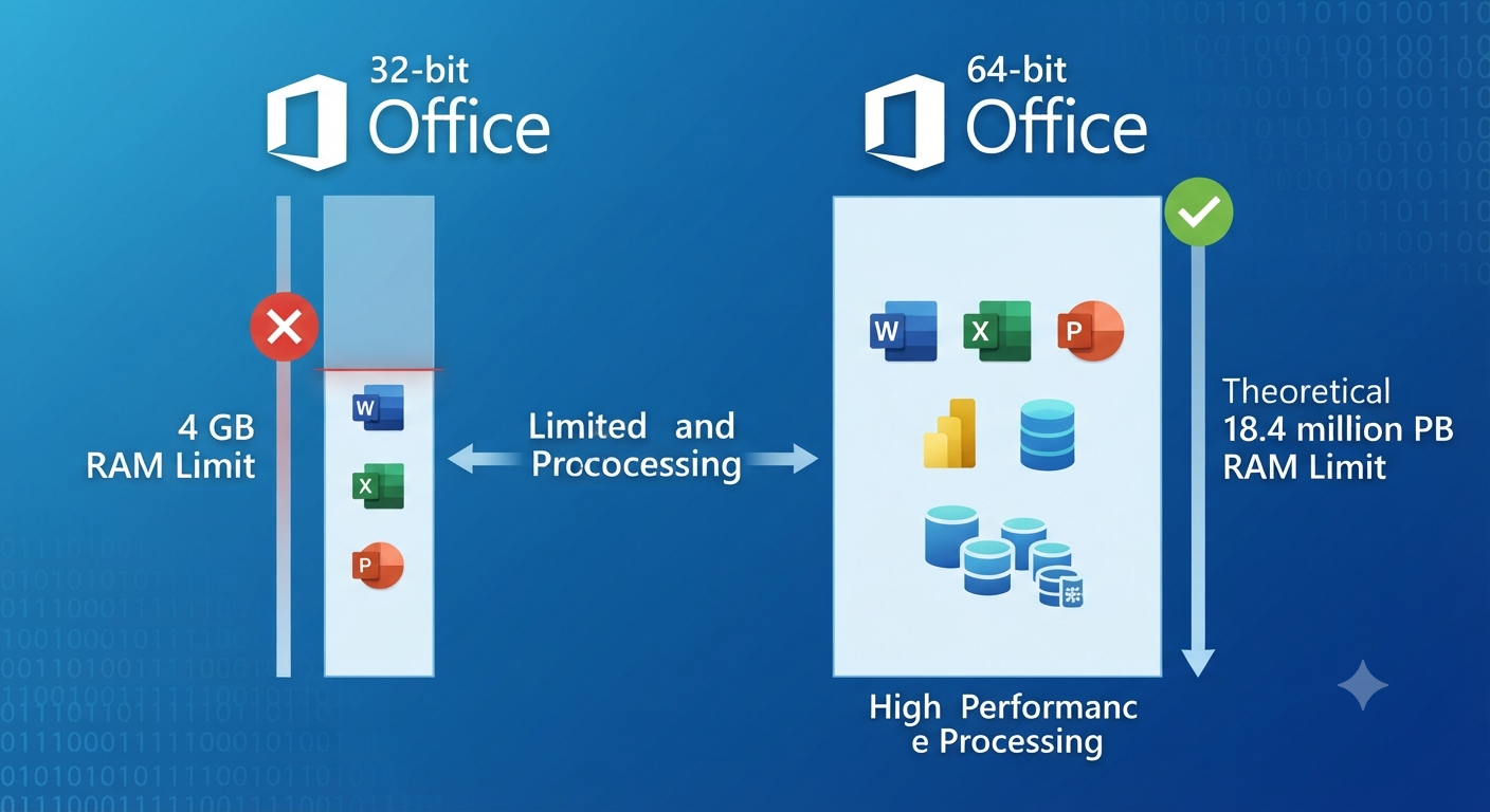 Choosing Between 32-Bit and 64-Bit Versions of Microsoft Office 5 32-Bit and 64-Bit