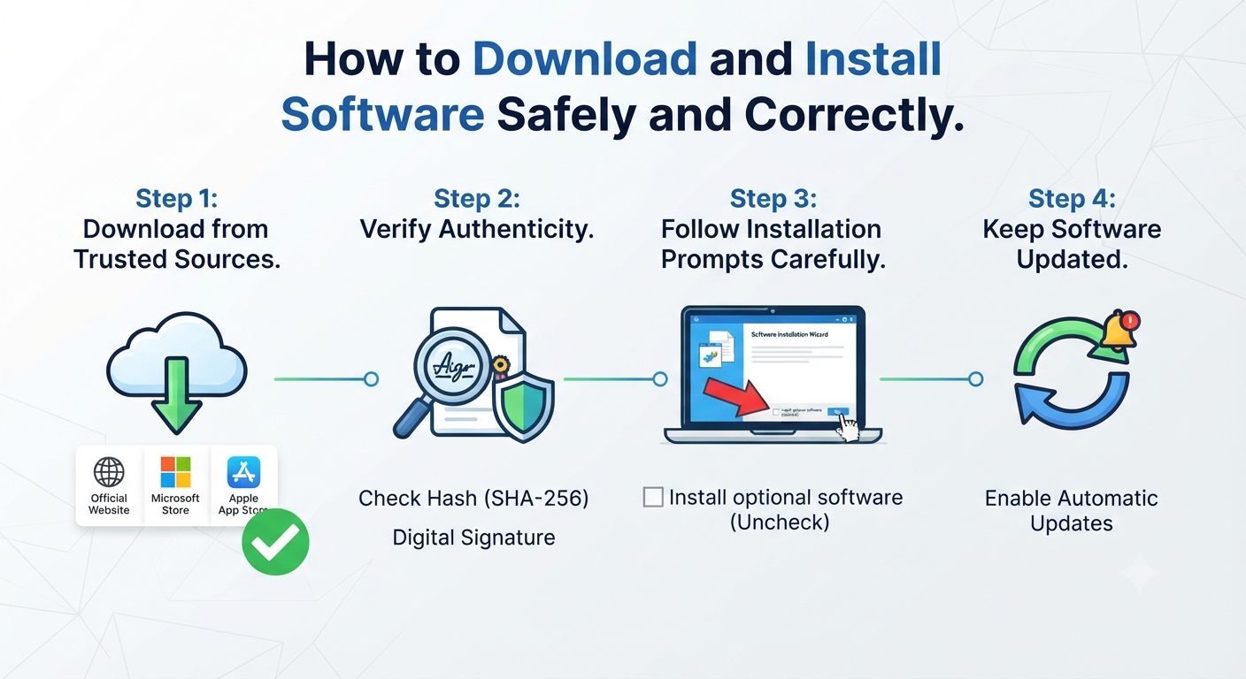How to Download and Install Software Safely and Correctly - 2026 5 Software Safely and Correctly