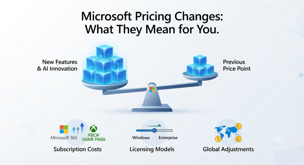 Microsoft Pricing Changes: What They Mean for You – 2026