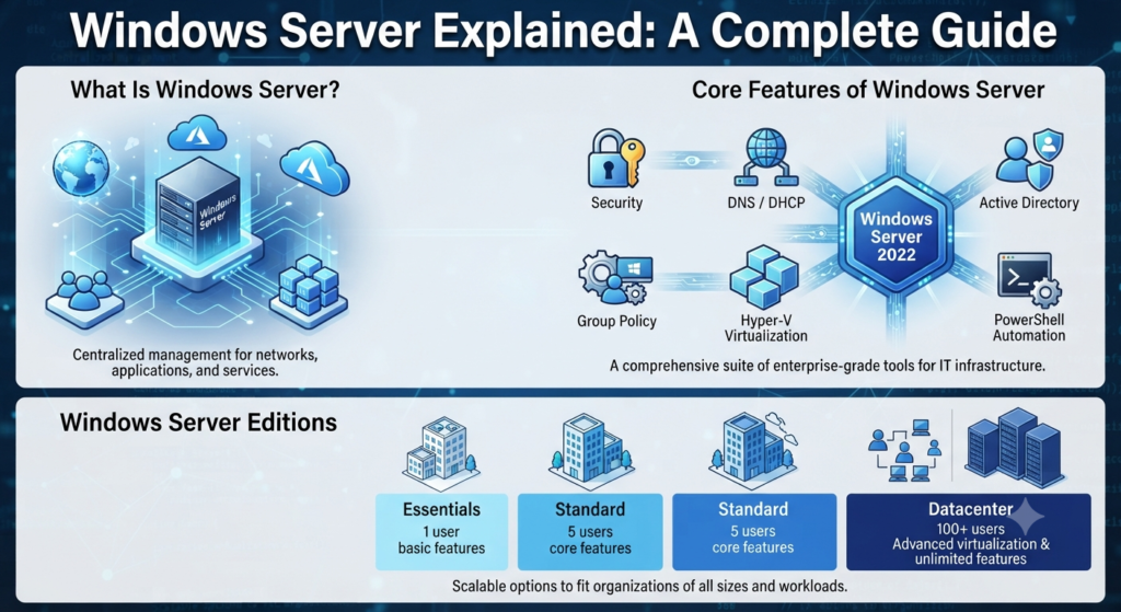 Windows Server Explained: A Complete Guide – 2026
