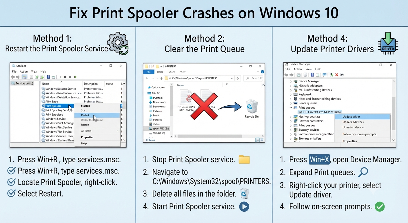 Fix Print Spooler Crashes on Windows 10 4 Print Spooler Crashes