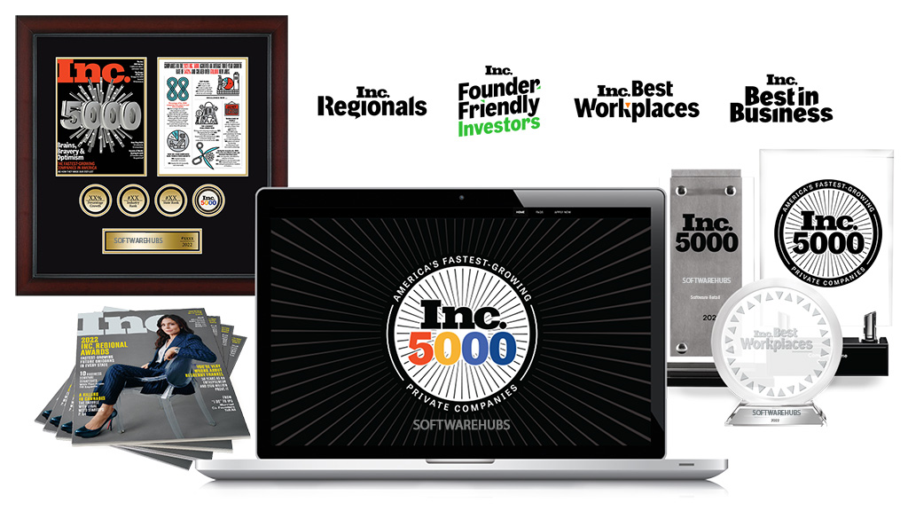 Certificates, Partner & Awards 15 mvlicensing softwarehubs inc5000 fastet growing software companies in us