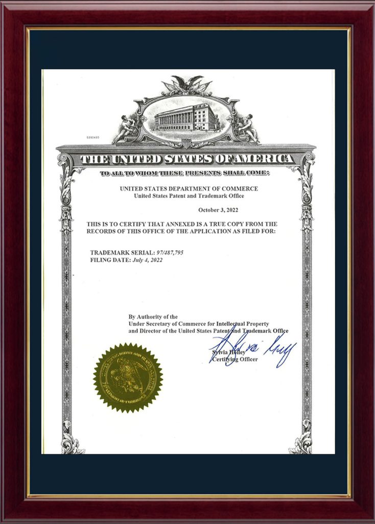 About us 33 SOFTWAREHUBS Trademark USPTO Certificate