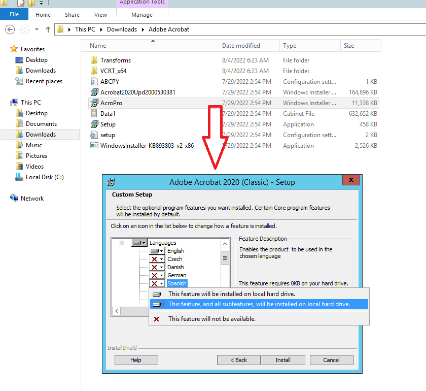 How to change All languages settings of Acrobat Pro/Standard/DC - SOFTWAREHUBS 10 Step3 Changelanguage