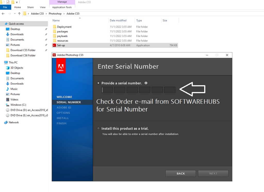 How Download, Install and Active Adobe Photoshop CS5 Extended ( Last Updated 2021 ) for Windows - SOFTWAREHUBS Authorized Guide 25 Adobe Photoshop CS5 CS5 Extended Step 7 1