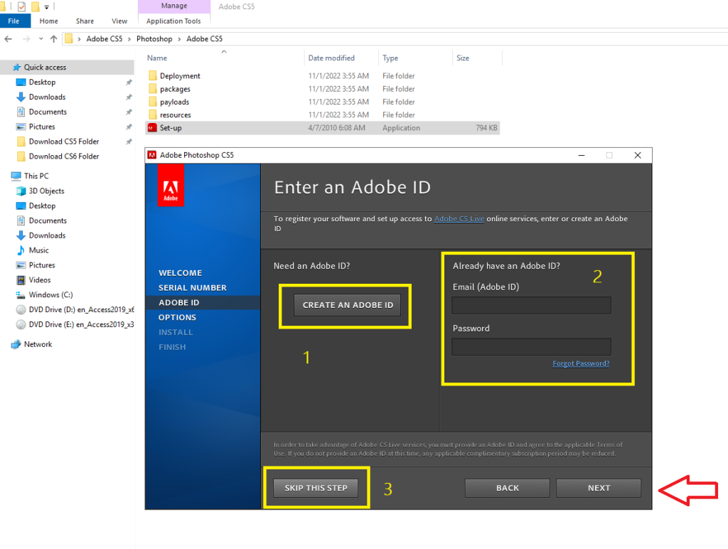 How Download, Install and Active Adobe Photoshop CS5 Extended ( Last Updated 2021 ) for Windows - SOFTWAREHUBS Authorized Guide 27 Adobe Photoshop CS5 CS5 Extended Step 9