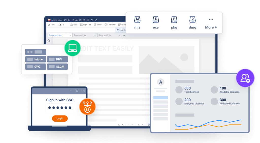 PDF Extra Team Premium for Windows - Edit, Protect, Annotate, Fill and Sign PDFs - 1 Year 6 Users 4 PDF Extra Lifetime