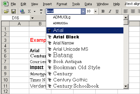 Top 10 Excel Fonts for Better Readability and Aesthetics 13 10 Best Fonts2