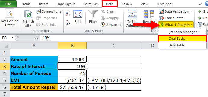 Utilizing Excel Goal Seek Feature to Resolve Issues - 2024 7 Excel Goal2