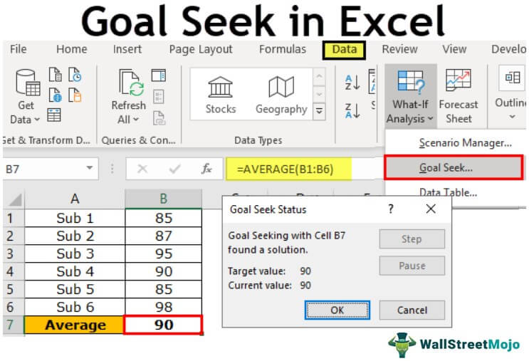 Utilizing Excel Goal Seek Feature to Resolve Issues - 2024 9 Excel Goal4