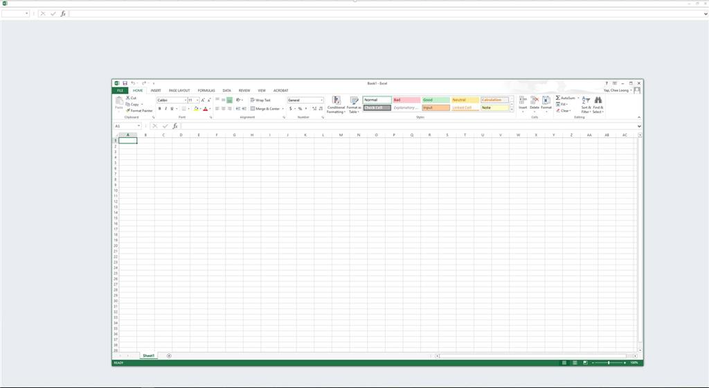 Excel Displays