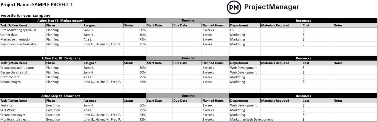 Excel Templates11