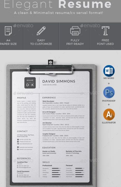 Contemporary Resume Templates 2025 – Free Downloads 7 Resume Templates