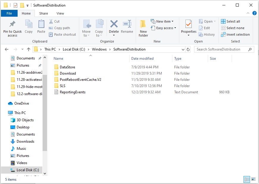 How to Remove or Change the Name of the Software Distribution Folder in Windows 10/11 5 Remove or Change