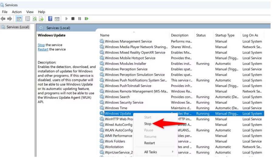 How to Remove or Change the Name of the Software Distribution Folder in Windows 10/11 6 Remove or Change2