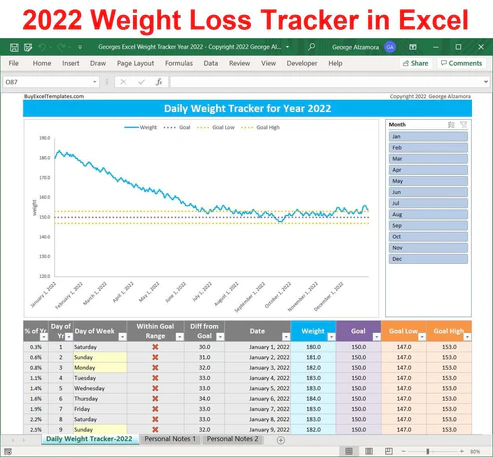 5+ Excel Templates for Tracking Fitness Progress 9 Fitness Progress3