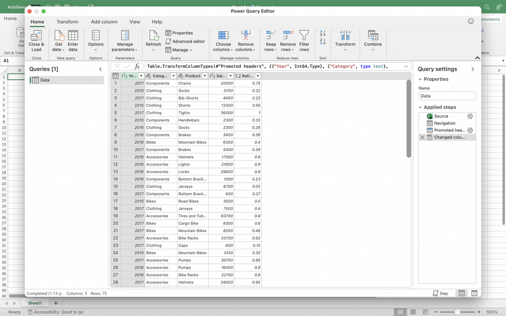 Power Query in Excel for Mac: Comprehensive Guide to Data Analysis - 2025 7 Power Query