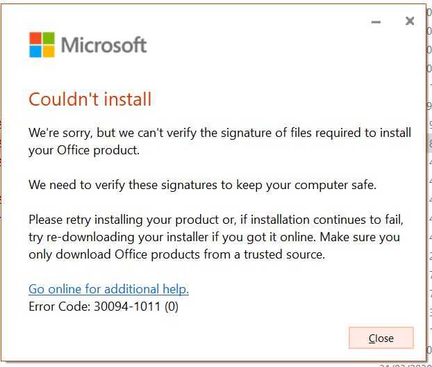 Typical Installation Errors for Microsoft Office 365 Admin 8 365 Admins4