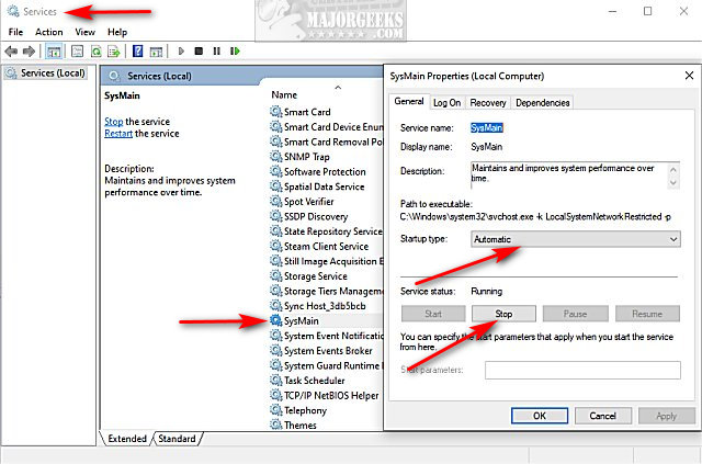 Resolved: High CPU and Memory Usage by SysMain in Windows 10 8 SysMain
