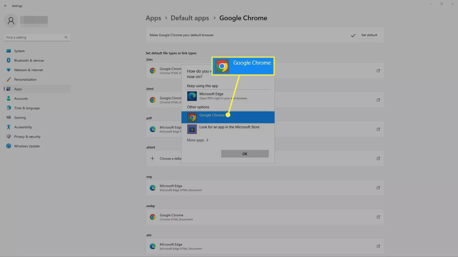 How to Set a New Default Browser in Windows 11 8 Default Browser30