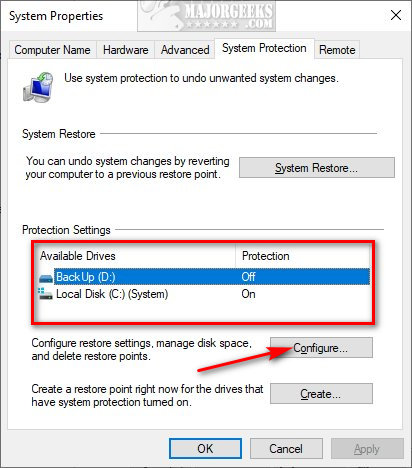 Guide to Removing System Restore Points in Windows 10/11 7 Restore Points40