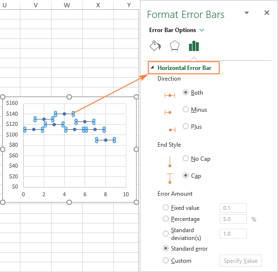 How to Insert Error Bars Representing Standard Deviation in Excel - 2024 10 Insert Error Bars40