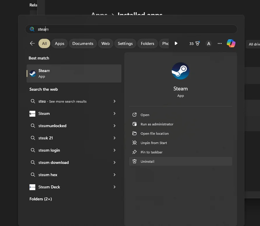 Remove Applications14