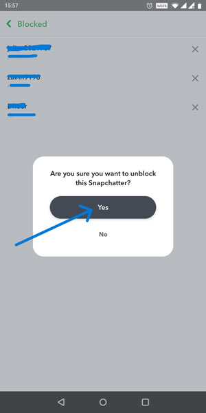 How to Remove Someone from Your Block List on Snapchat - 2024 15 Snapchat15