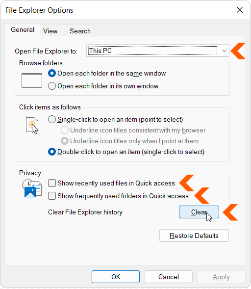 How to Disable Quick Access in Windows 10 13 Disable Quick Access3