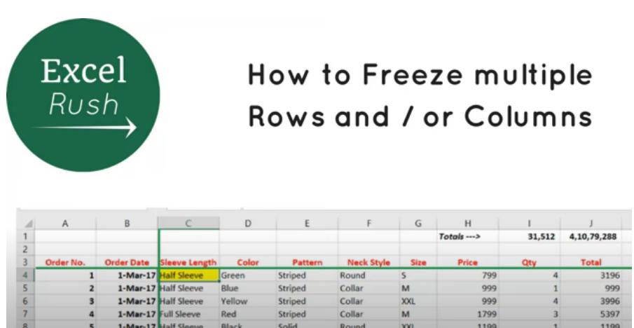 How to Lock a Row or Column in Excel on a Mac - 2025 14 Lock a Row or Column6