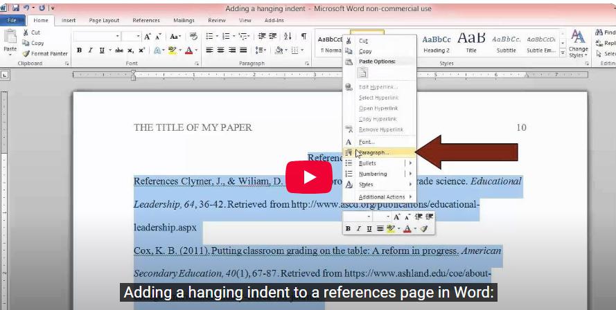 How to Make a Hanging Indent in Microsoft Word - 2025 16 Make a Hanging Indent6