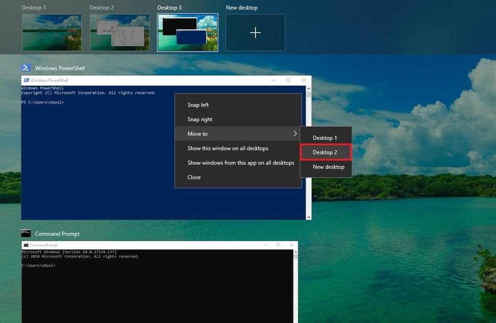 How to Manage Multiple Desktops on Windows 10 13 Manage Multiple Desktops4