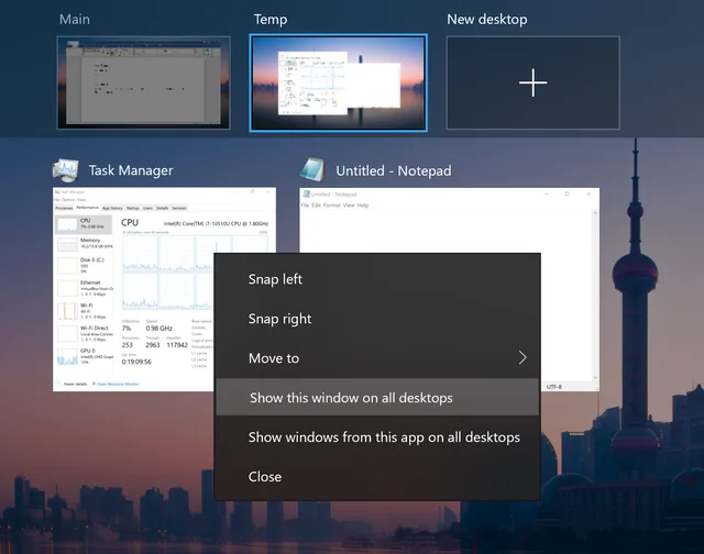 How to Manage Multiple Desktops on Windows 10 15 Manage Multiple Desktops6