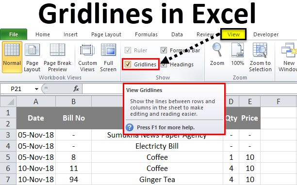 Ways to Hide or Remove Gridlines in Excel - 2025 7 Remove Gridlines